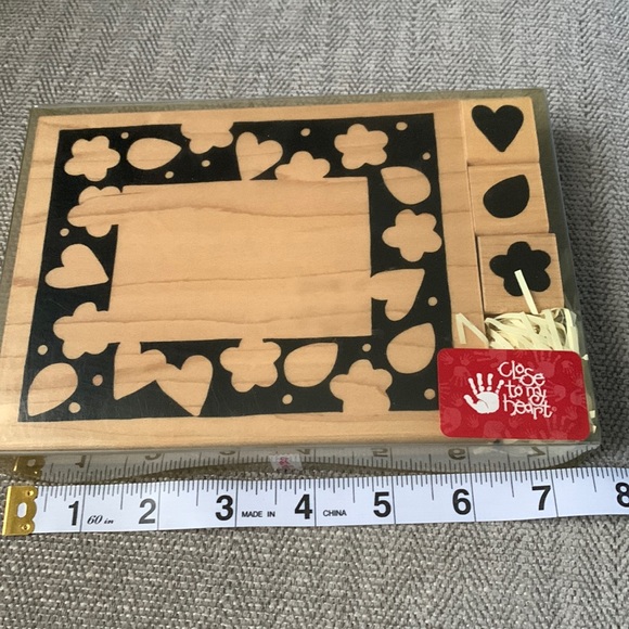 Floral frame S463 stamp set - Picture 1 of 8